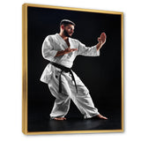 Martial Arts Combat Warrior I - Martial Arts Canvas Wall Art