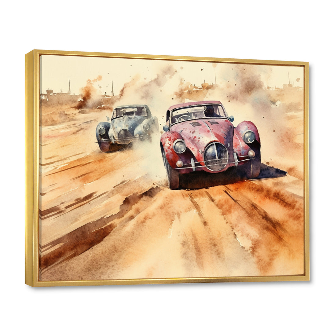 Vintage Classic AR Speedway Rush - Racing Canvas Wall Art