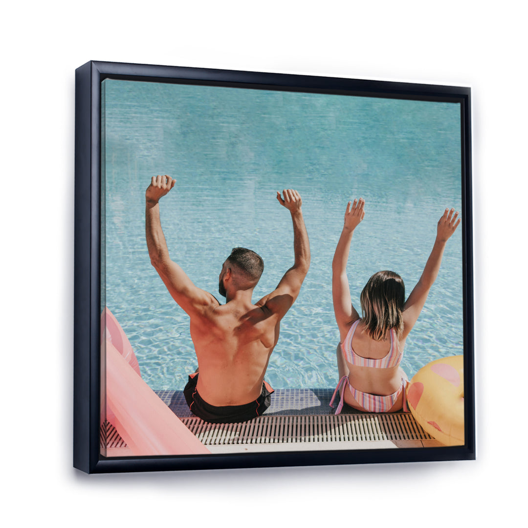 Vintage Swimming Strokes - Swimming Canvas Wall Art