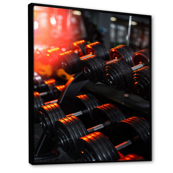Weightlifting And Gym - Weightlifting Canvas Wall Art