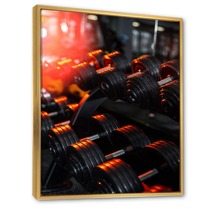 Weightlifting And Gym - Weightlifting Canvas Wall Art