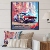 Graffiti Muscle Car I - Transportation Canvas Wall Art