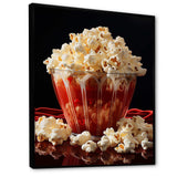 Popart Playful Popcorn - Abstract Canvas Wall Art