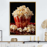 Popart Playful Popcorn - Abstract Canvas Wall Art