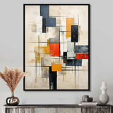 Ivory Illusions Abstract Shapes - Abstract Canvas Wall Art