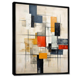 Ivory Illusions Abstract Shapes - Abstract Canvas Wall Art