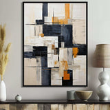 Ivory Illusions Abstract Shapes II - Abstract Canvas Wall Art