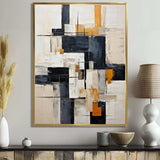 Ivory Illusions Abstract Shapes II - Abstract Canvas Wall Art