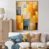 Topaz Tessellation - Abstract Canvas Wall Art