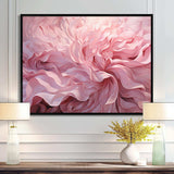 Pink Tender Twirl Spiral - Abstract Canvas Wall Art