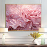 Pink Tender Twirl Spiral - Abstract Canvas Wall Art