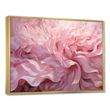 Pink Tender Twirl Spiral - Abstract Canvas Wall Art