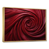 Red Winding Wonder - Abstract Canvas Wall Art