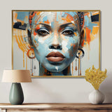 Queen Of Africa Woman Portrait - People Canvas Wall Art