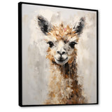 Minimalism Alpaca Grunge - Alpaca Wall Art Prints