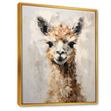 Minimalism Alpaca Grunge - Alpaca Wall Art Prints
