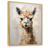 Minimalism Alpaca Grunge - Alpaca Wall Art Prints