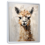 Minimalism Alpaca Grunge - Alpaca Wall Art Prints