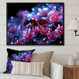 Celestial Antics Cosmic Purple Ant - Ant Wall Decor