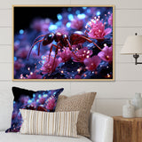 Celestial Antics Cosmic Purple Ant - Ant Wall Decor