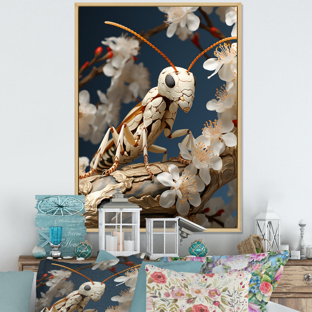 Delicate Infiltrator Ivory Ant - Ant Wall Art Prints