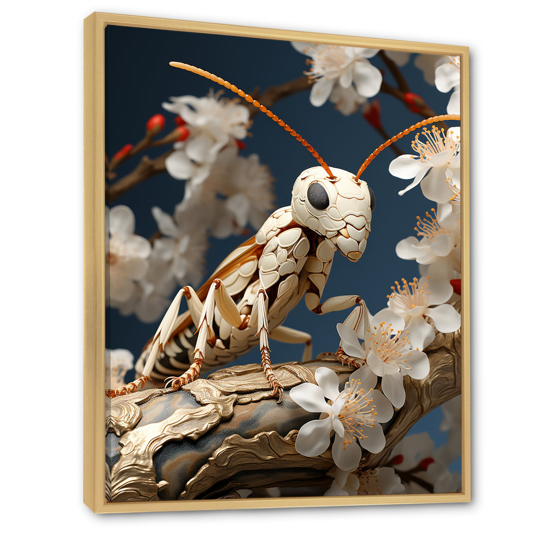 Delicate Infiltrator Ivory Ant - Ant Wall Art Prints