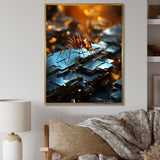Digital Antics Pixelated Ant - Ant Wall Art Prints