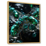 Emerald Explorations Ants - Green Ant Wall Art