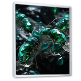 Emerald Explorations Ants - Green Ant Wall Art