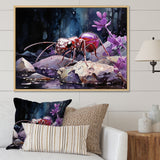 Enchanted Microcosm Ant - Ant Large Canvas Wall Art