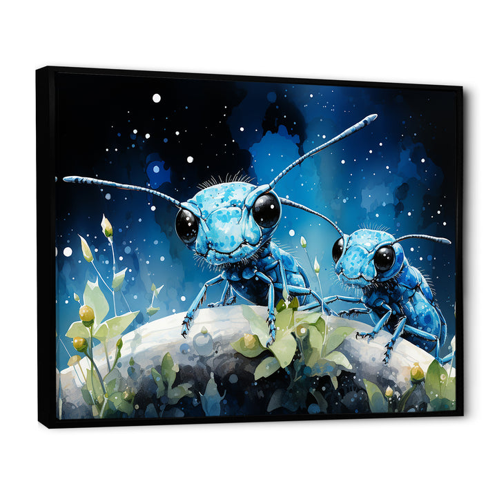 Enchanted Minions Blue Ants - Ant Home Decor Art