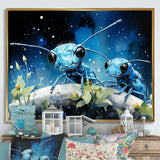 Enchanted Minions Blue Ants - Ant Home Decor Art