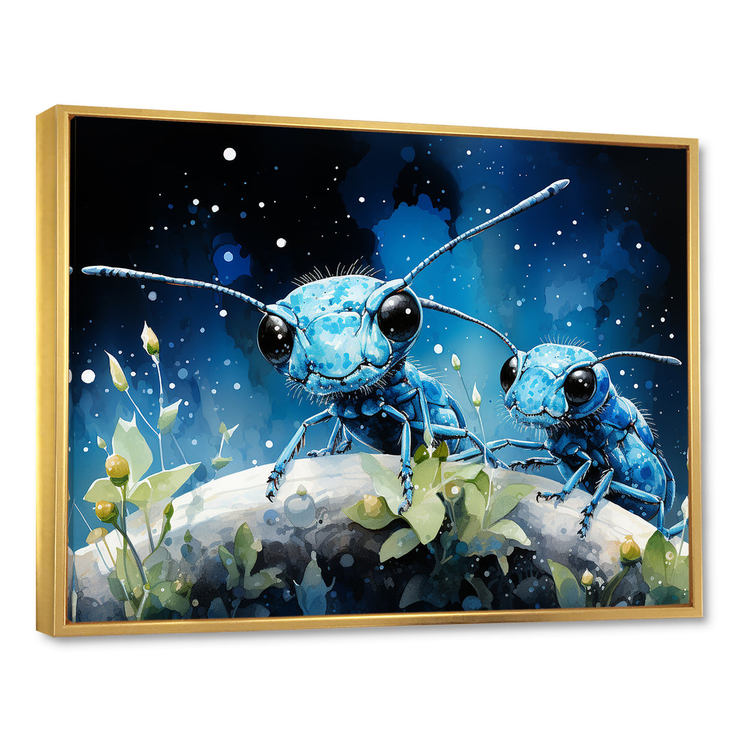 Enchanted Minions Blue Ants - Ant Home Decor Art