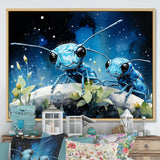Enchanted Minions Blue Ants - Ant Home Decor Art