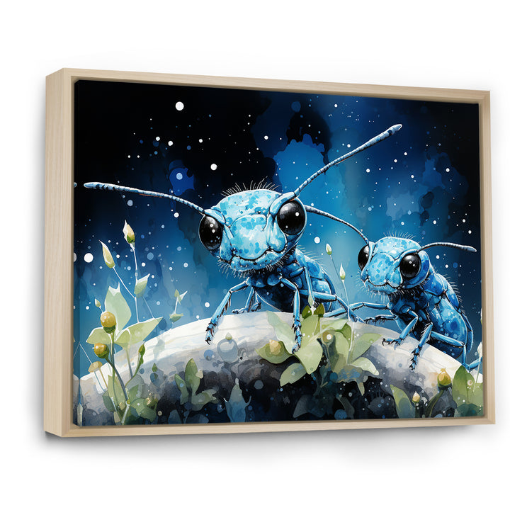 Enchanted Minions Blue Ants - Ant Home Decor Art