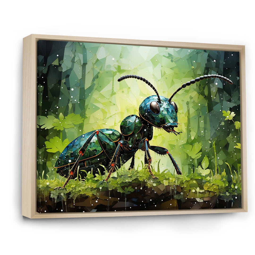 Forest Guardian Green Ant - Ant Bedroom Wall Art