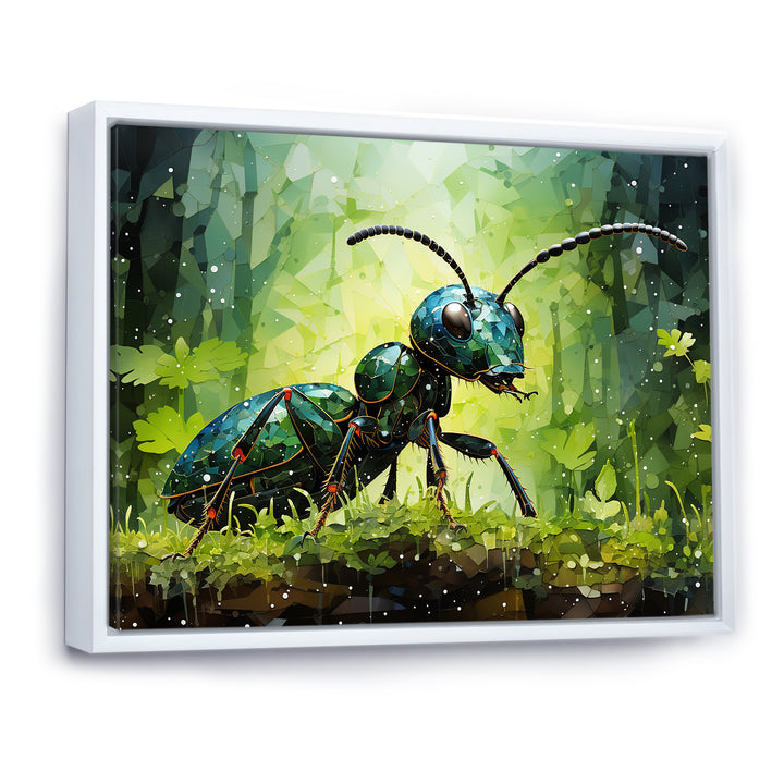 Forest Guardian Green Ant - Ant Bedroom Wall Art