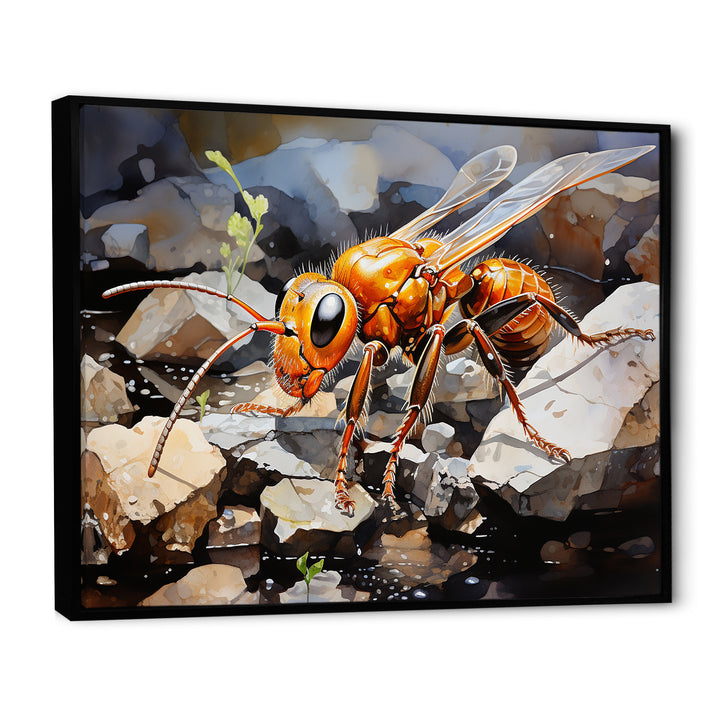 Golden Pathways Golden Ant - Ant Wall Decor