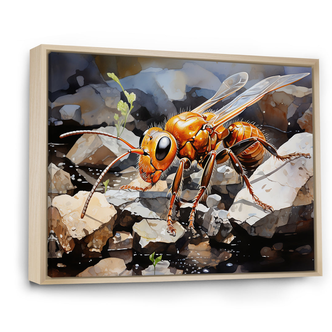 Golden Pathways Golden Ant - Ant Wall Decor