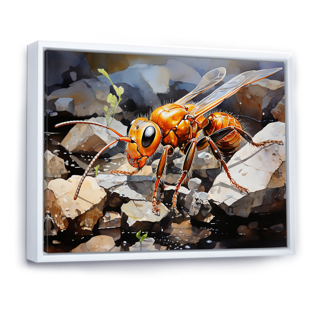 Golden Pathways Golden Ant - Ant Wall Decor