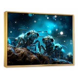 Lunar Workers Silver Ants - Silver Ant Wall Art