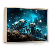 Lunar Workers Silver Ants - Silver Ant Wall Art