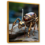 Metallic Worker Bronze Ant - Gold Ant Wall Art