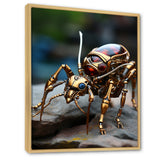 Metallic Worker Bronze Ant - Gold Ant Wall Art