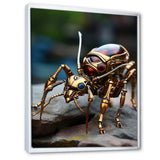 Metallic Worker Bronze Ant - Gold Ant Wall Art
