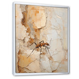Minimalism Ant Beige Collage - Ant Framed Canvas Art