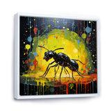 Neon Pioneers Black Ant - Ant Canvas Wall Art