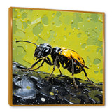 Neon Pioneers Yellow Black Ant - Ant Wall Decor