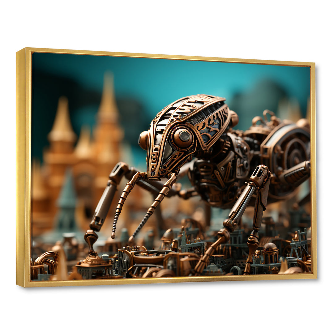 Steampunk Excavators Bronze Ants - Ant Wall Art Prints