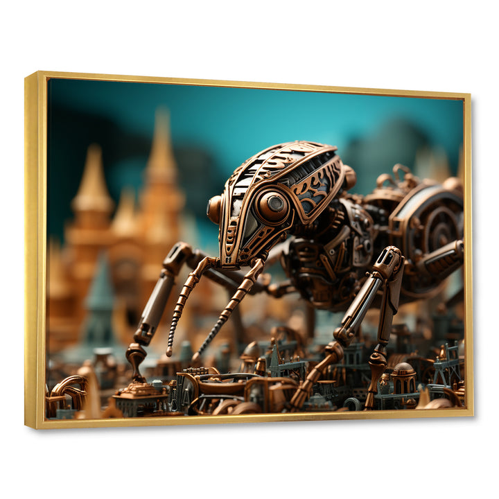 Steampunk Excavators Bronze Ants - Ant Wall Art Prints